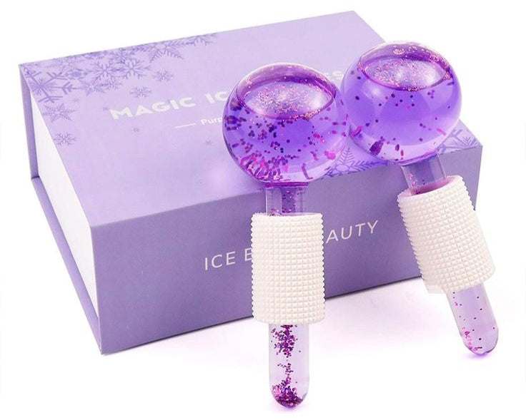 Ice Globes Face Massager, eye-bags & and stress-reliever