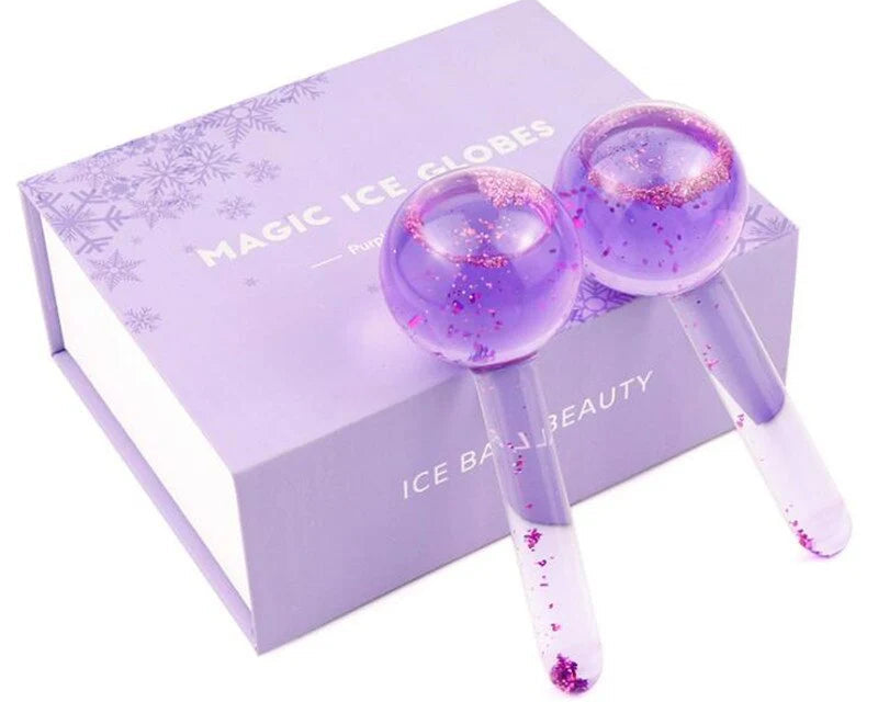 Ice Globes Face Massager, eye-bags & and stress-reliever